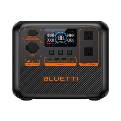 BLUETTI AC70P Portable Power Station | 1000W 864Wh