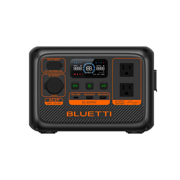 BLUETTI AC2P Portable Power Station | 300W 230.4Wh