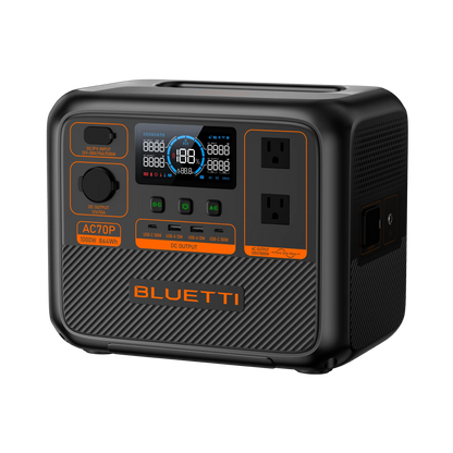 BLUETTI AC70P Portable Power Station | 1000W 864Wh