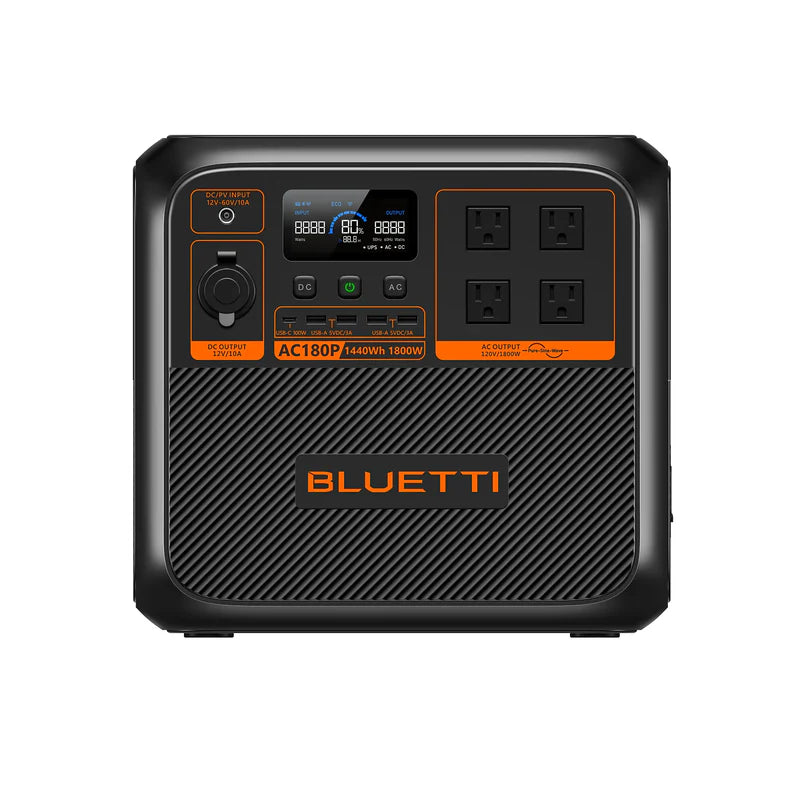 BLUETTI AC180P Portable Power Station | 1440Wh 1800W