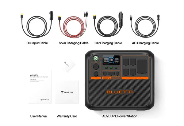 BLUETTI AC200PL Portable Power Station | 2,400W 2,304Wh