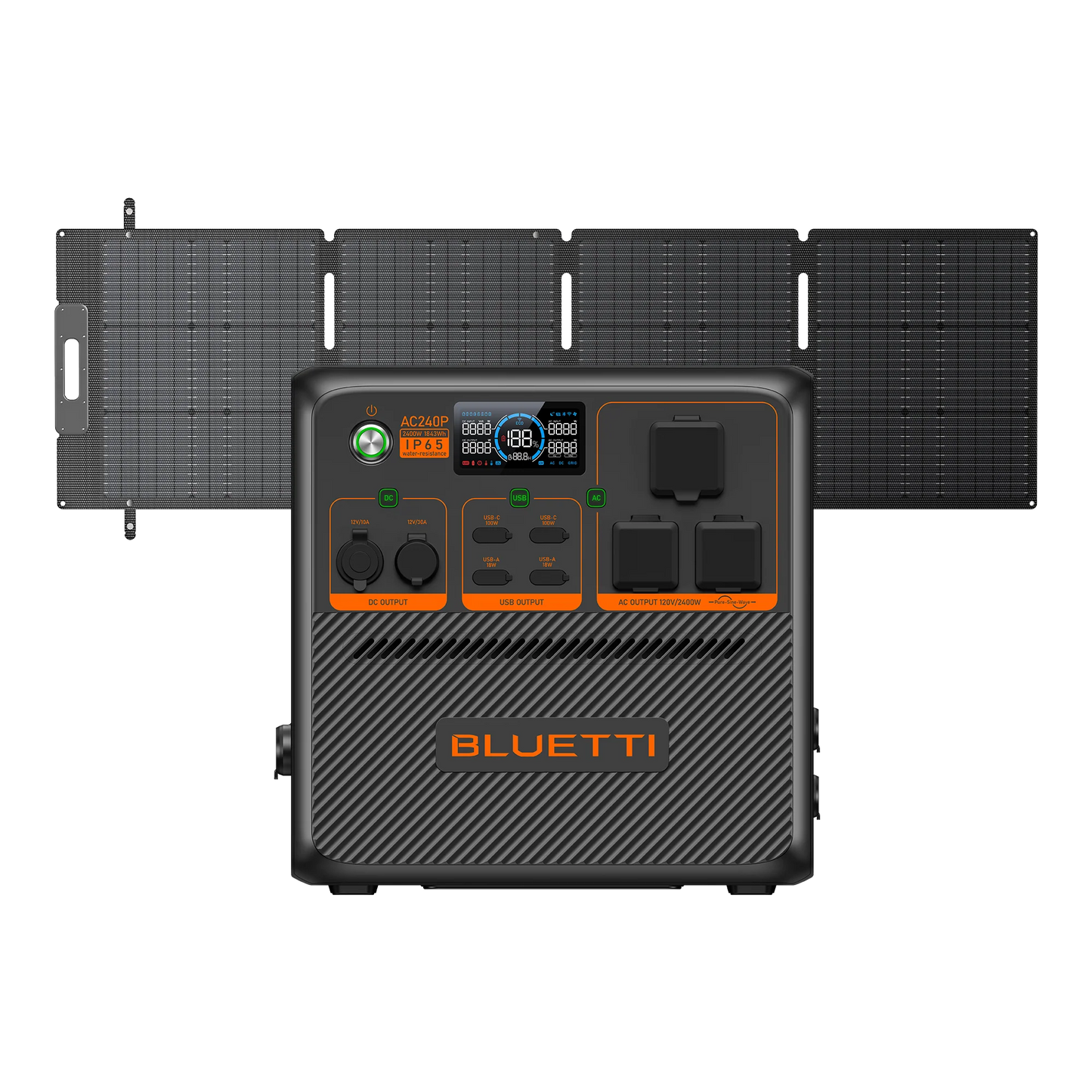 BLUETTI AC240P Portable Power Station | 2,400W 1,843Wh