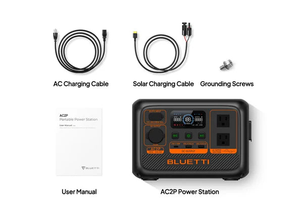 BLUETTI AC2P Portable Power Station | 300W 230.4Wh