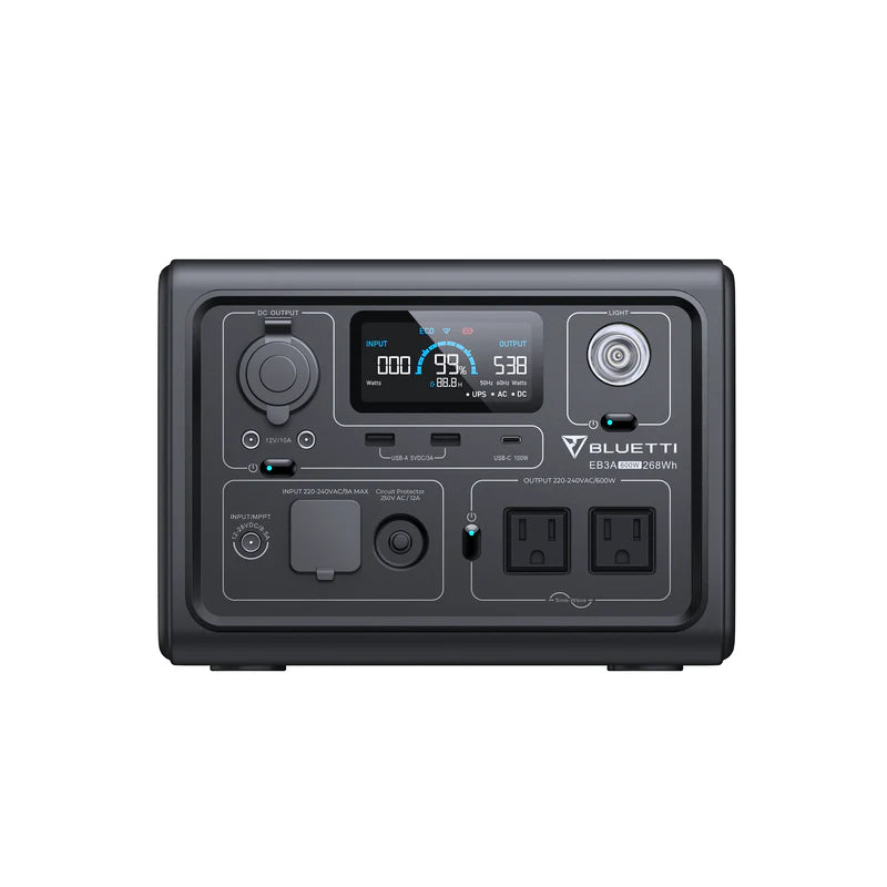 BLUETTI EB3A Portable Power Station | 600W 268Wh